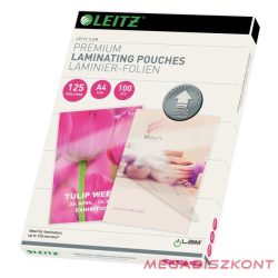 Lamináló fólia LEITZ A/4 125 mikron 100ív/csomag fényes