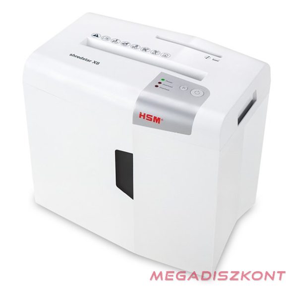 Iratmegsemmisítő HSM Shredstar X8 konfetti 8 lap