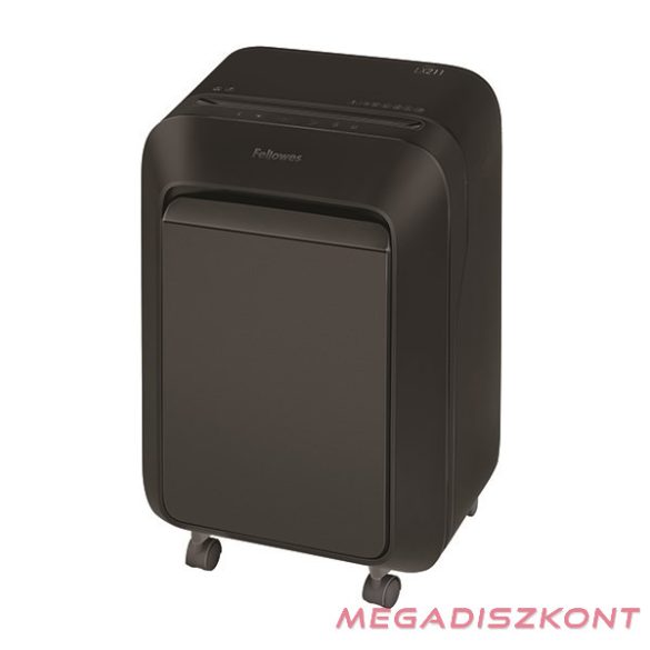 Iratmegsemmisítő FELLOWES Powershred LX211 2x12mm mikro-konfetti 15 lap P5 fekete