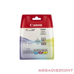 Festékpatron CANON CLI-521 Multipack (CMY)