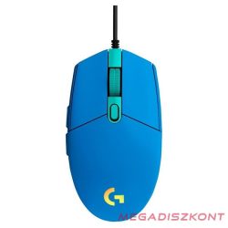   Egér vezetékes LOGITECH G102 LightSync USB 6 gombos 8000 DPI kék