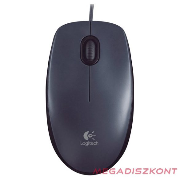 Egér vezetékes LOGITECH M100 USB 1000 DPI fekete