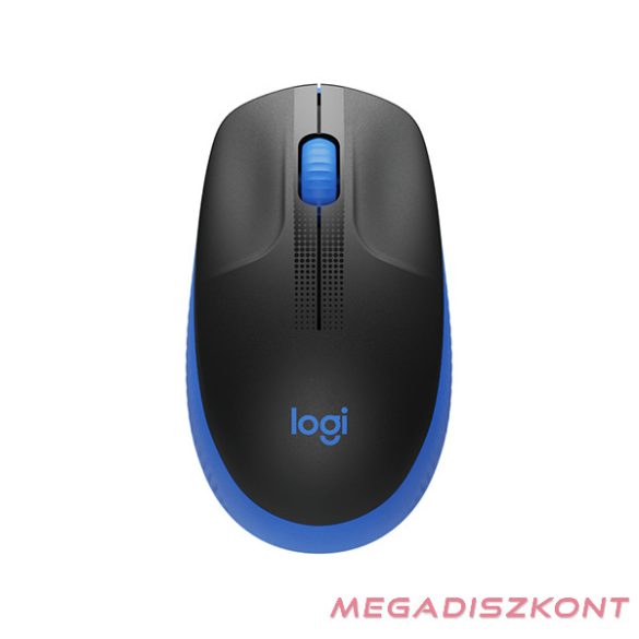 Egér vezetékes LOGITECH M190 2,4 Ghz 1000 DPI kék