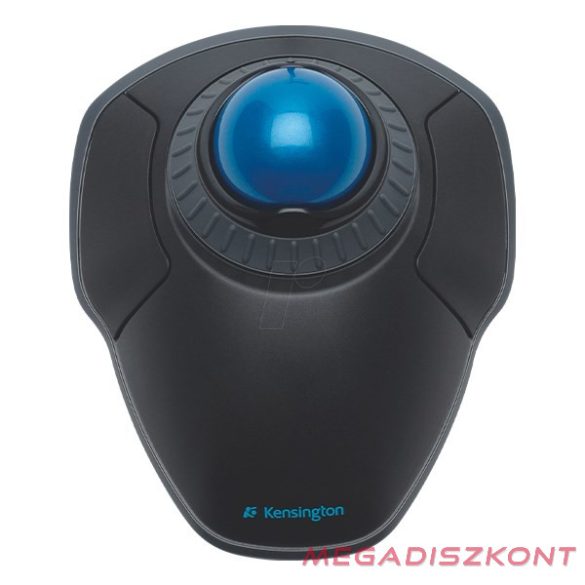 Egér vezetékes KENSINGTON optikai Orbit Trackball görgető gyűrűvel fekete/kék