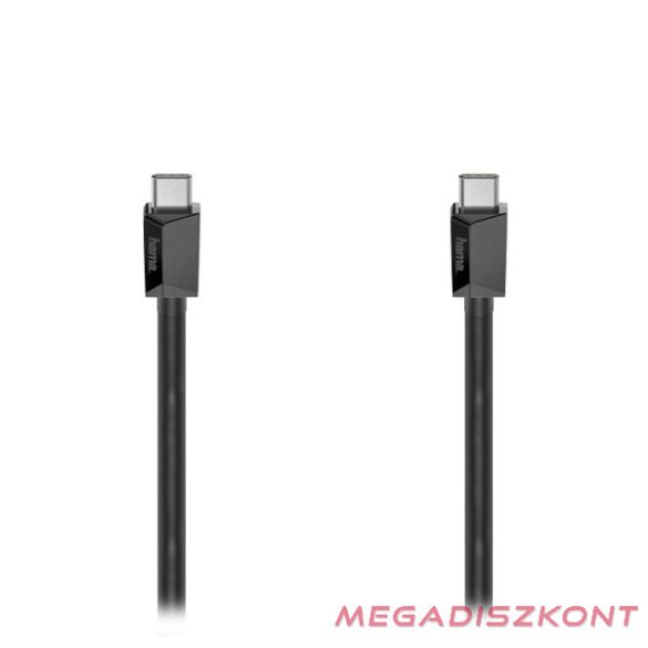 Adatkábel HAMA USB-C 0,75m fekete