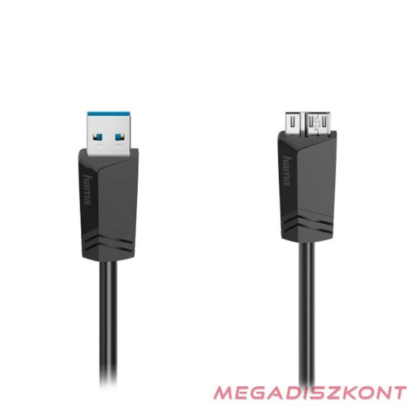 Kábel HAMA USB-A 3.0/Micro-USB 1,5m fekete