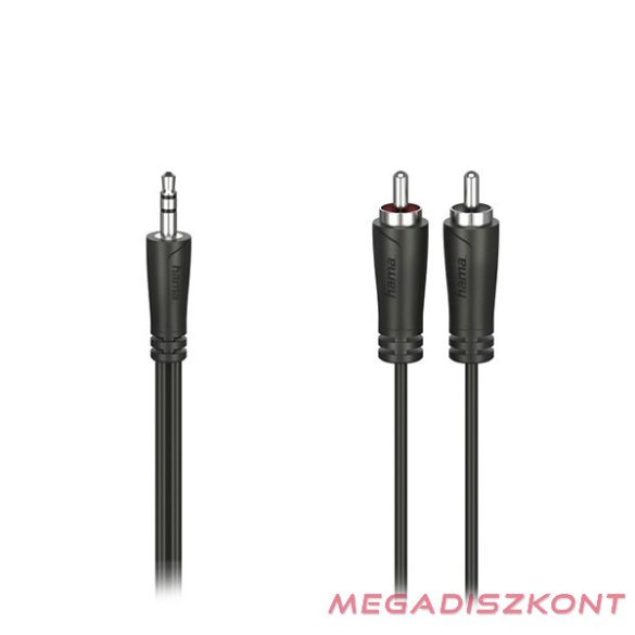 Kábel elosztó HAMA Jack 3,5mm/2RCA 3m