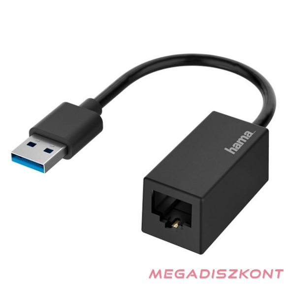 Kábel elosztó HAMA USB 3.0/LAN 10/100/1000 Mbps