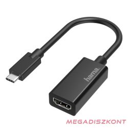 Kábel elosztó HAMA USB Type-C/HDMI