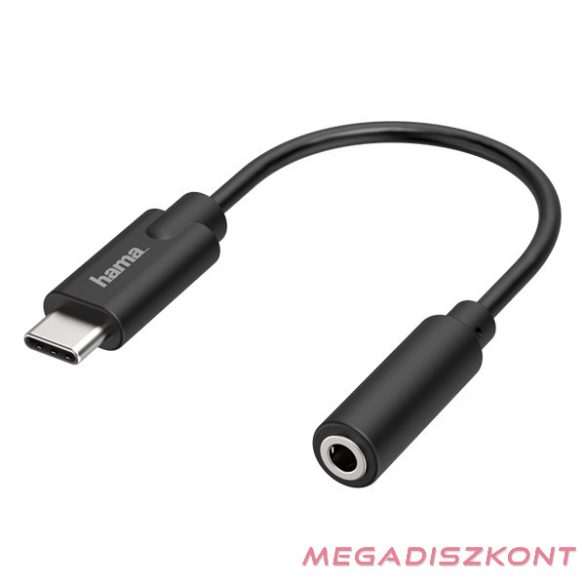 Kábel elosztó HAMA USB Type-C/Jack 3,5mm