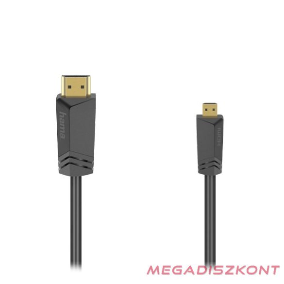 Monitor kábel HAMA High Speed HDMI/Micro HDMI ethernettel 1,5m