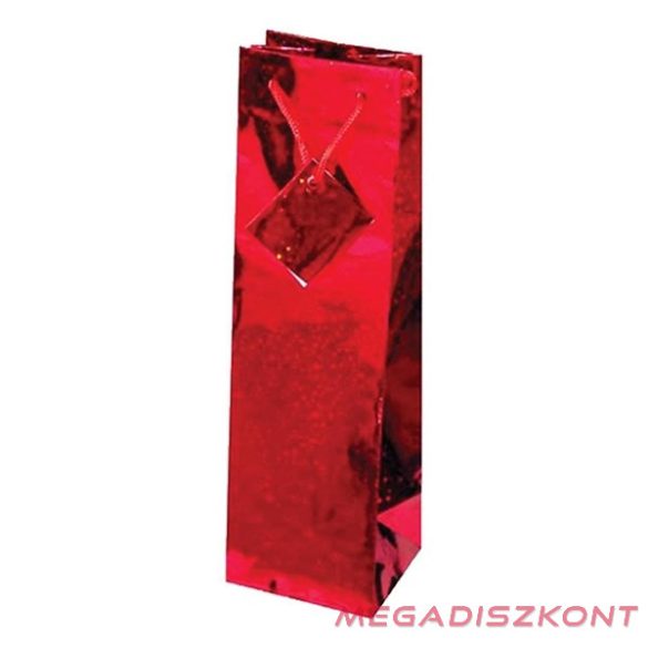 Italtasak CREATIVE Special Hologram 13x36x9 cm egyszínű piros sodort füles