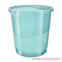   Papírkosár ESSELTE Colour'Ice 14l műanyag áttetsző kék