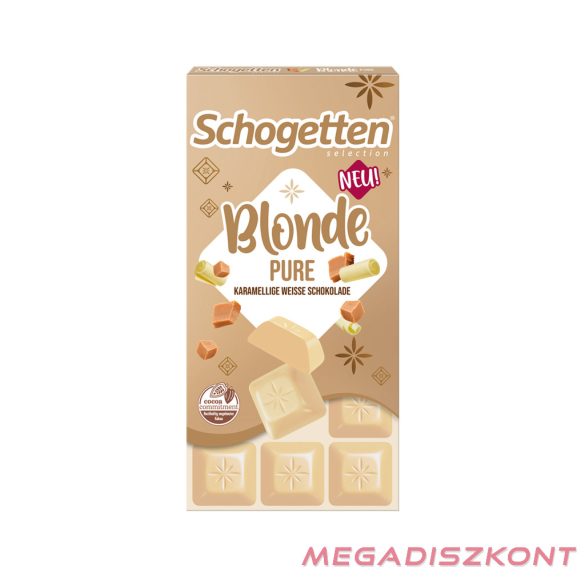 Schogetten csokoládé 100g - Blonde Pure (15 db/#)