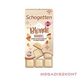 Schogetten csokoládé 100g - Blonde Mandula (15 db/#)