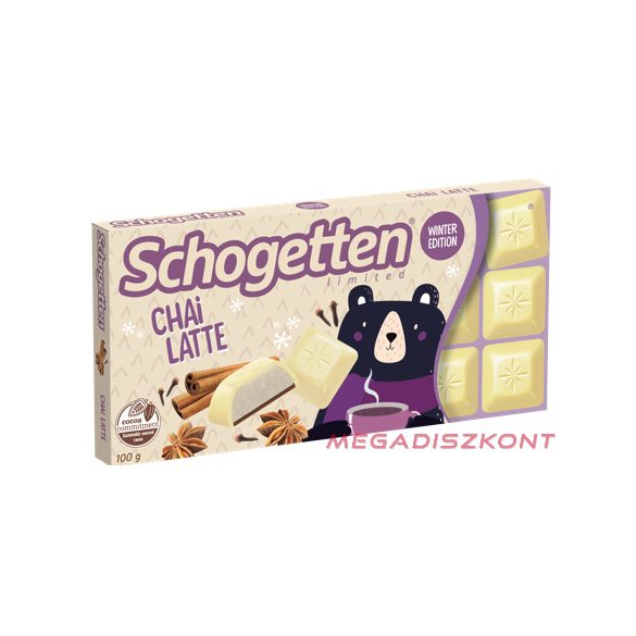 Schogetten csokoládé 100g - Chai Latte (15 db/#)