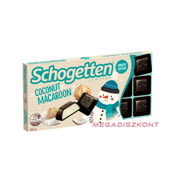 Schogetten csokoládé 100g - Coconut Macaron (15 db/#)