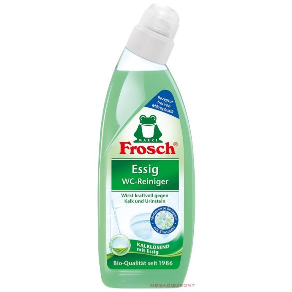 Frosch WC tisztító gél 750ml - Ecetes (10 db/#)