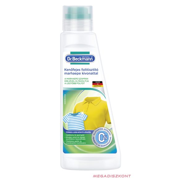 Dr. Beckmann kenőfejes folttisztító marhaepe kivonattal 250ml (6 db/#)