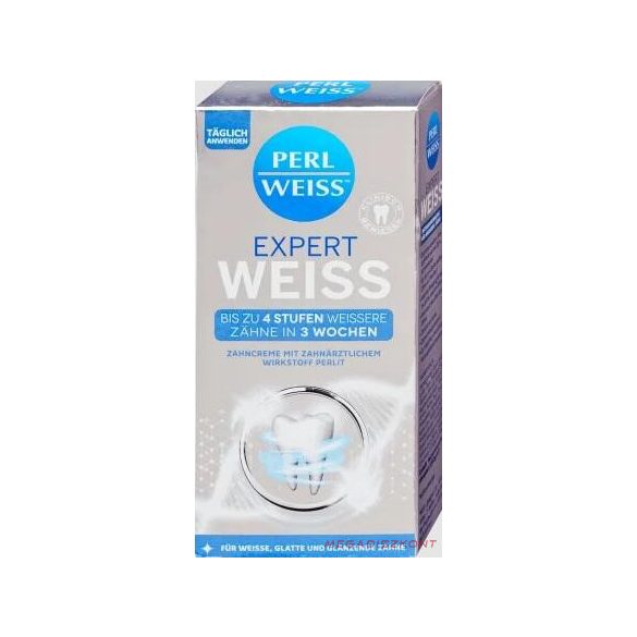 Perlweiss Expert Weiss fogfehérítő fogkrém  50 ml (6 db/#)