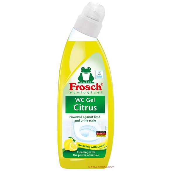 Frosch WC tisztító gél 750ml - Citromos (10 db/#)