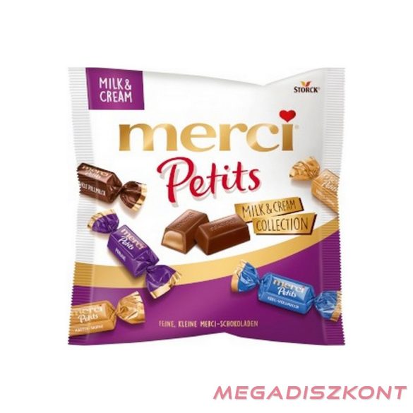 Merci Petits 125g - Milk&Cream (12 db/#)