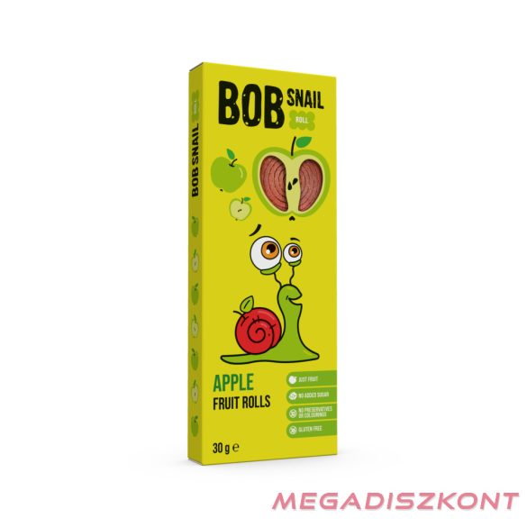 Bob Snail Gyümölcstekercs 30g - alma (24 db/#)