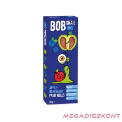 Bob Snail Gyümölcstekercs 30g - alma-áfonya (24 db/#)