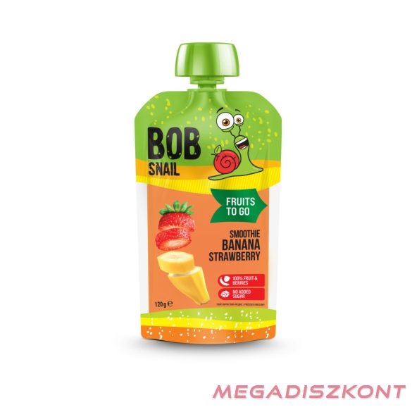 Bob Snail Fruit Smoothie 120g - banán-eper (10 db/#)