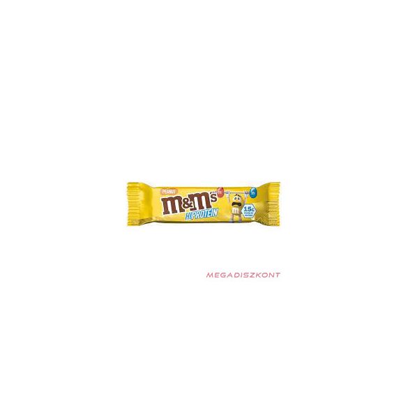 M&M's Hi protein szelet 51g - mogyorós (12 db/#)