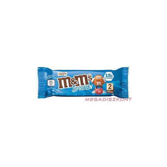 M&M's Hi protein szelet 52g - ropogós (12 db/#)