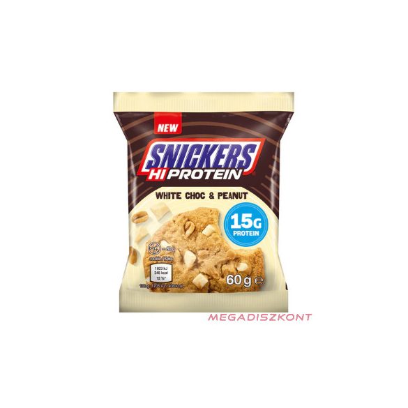 Snickers Hi Protein süti 60g - white chocolate (12 db/#)