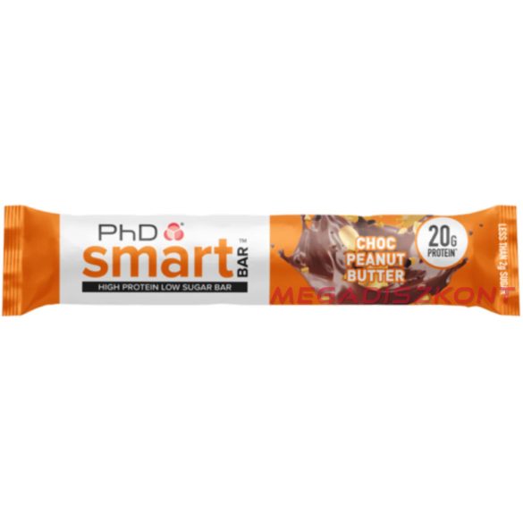 PHD Smart Bar 64g Choc Peanut Butter (Csokioládé-Mogyoróvaj) (12 db/#)