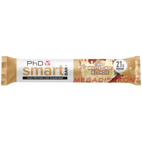 PHD Smart Bar 64g White Choc Blondie (Fehércsokoládé) (12 db/#)