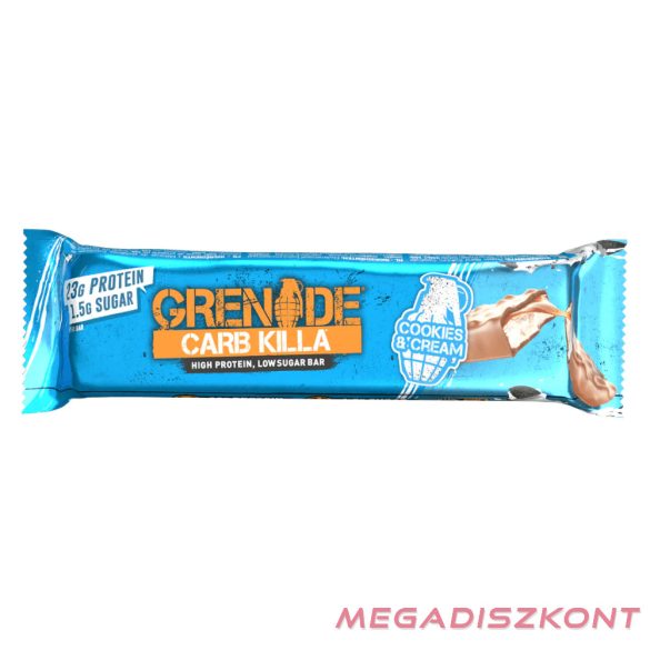 Grenade Carb Killa Protein Bar 60g - Cookies & Cream (12 db/#)