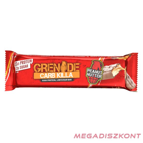 Grenade Carb Killa Protein Bar 60g - Peanut Nutter (12 db/#)