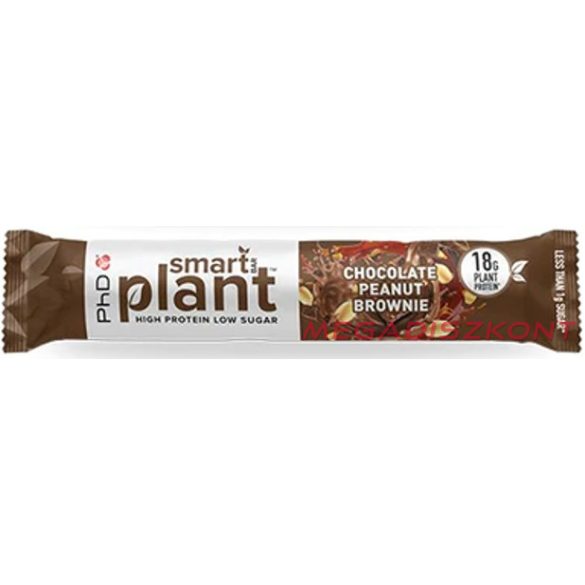 PHD Smart Bar Plant 64g Chocolate Peanut Brownie (Csoki-Mogyoróvaj Brownie) (12