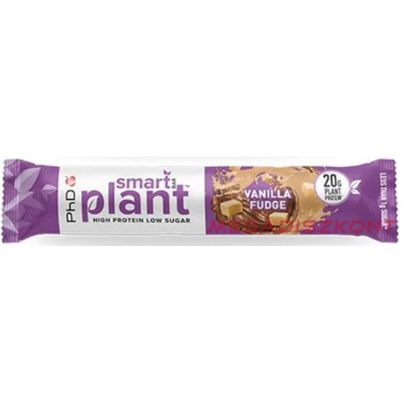 PHD Smart Bar Plant 64g  Vanilla Fudge (Vanília Karamell) (12 db/#)