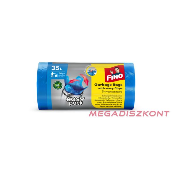 FINO Easy Pack szemeteszsák 35L, 30 zsák, 50x55cm (20 db/#)