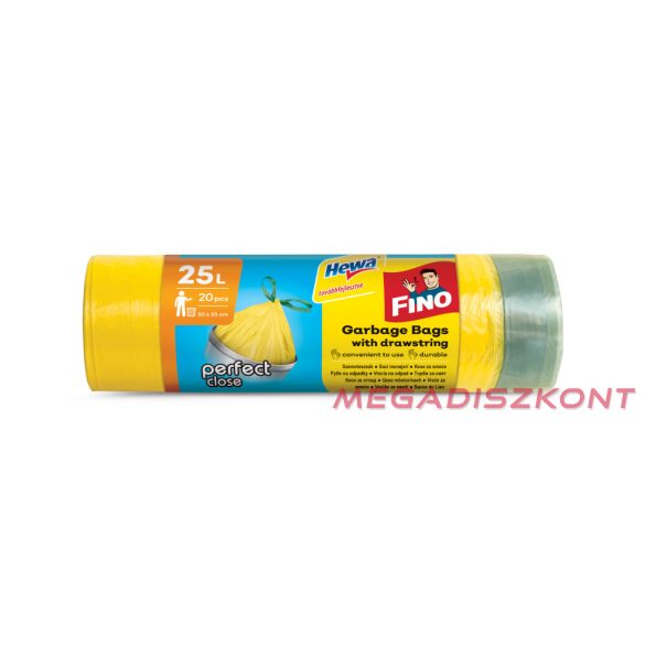 FINO Perfect Close szemeteszsák 25L, 20 zsák, 50x55cm (35 db/#)