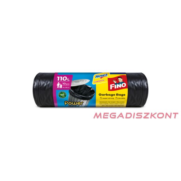 FINO Power szemeteszsák 110L, 10 zsák, 70x98cm (20 db/#)