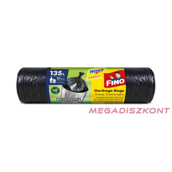 FINO Economy szemeteszsák 135L, 10 zsák, 70x107cm (30 db/#)