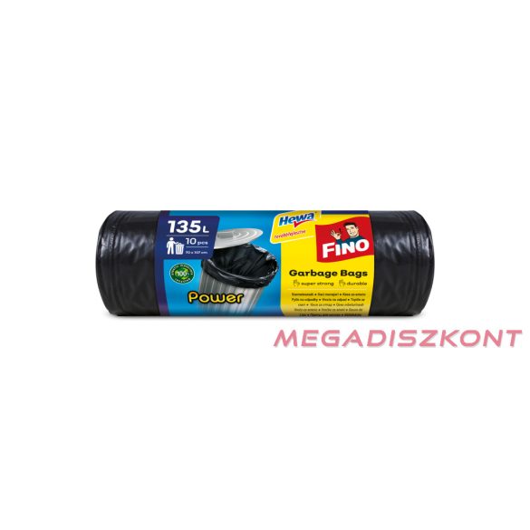 FINO Power szemeteszsák 135L, 10 zsák, 70x107cm (20 db/#)