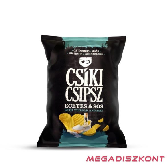 Csíki Csipsz Prémium 50g - Ecet és só (16 db/#)