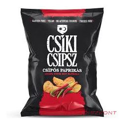 Csíki Csipsz Prémium 50g - Csípős paprikás (16 db/#)