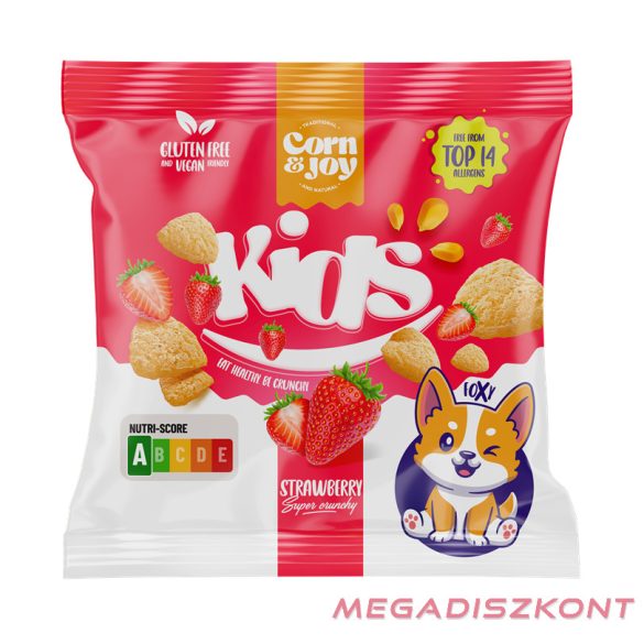 Corn&Joy KIDS snack 40g -  Eper (30 db/#)