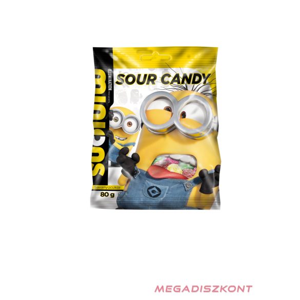 TLM Minions savanyú cukor kartonban 80g (30 db/#)