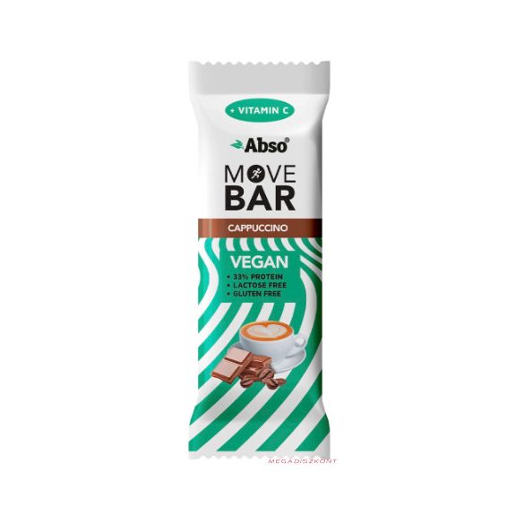 Abso MOVE BAR proteinszelet 35g - Cappuccino (24 db/#)