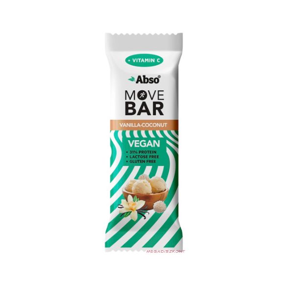 Abso MOVE BAR proteinszelet 35g - Vanilla coconut (24 db/#)