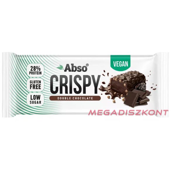 Abso CRISPY BAR proteinszelet 50g - Double Chocolate (16 db/#)